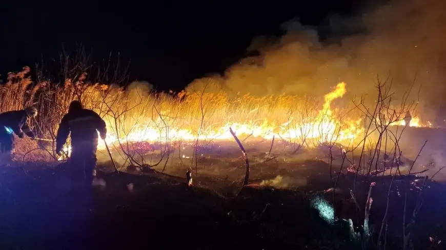 Pożary na Mazurach. Mazurski Park Krajobrazowy ostrzega