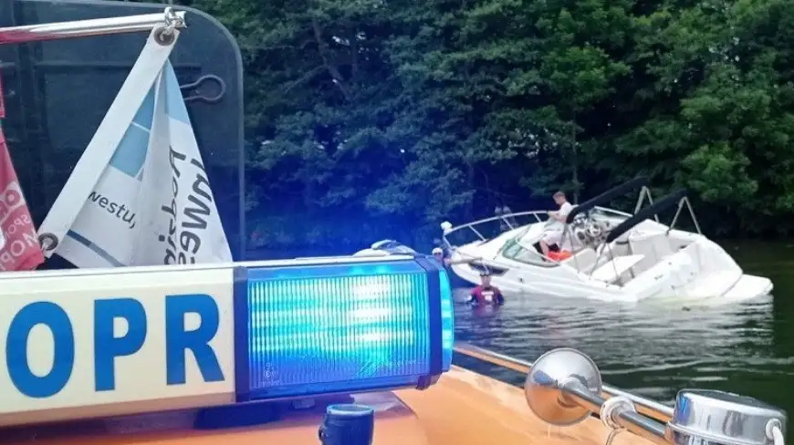 Zderzenie łodzi na jeziorze Bełdany na Mazurach. Znamy ustalenia policji