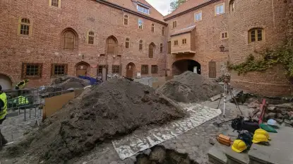 Archeolodzy dokonali ciekawych odkryć na zamku w Kętrzynie