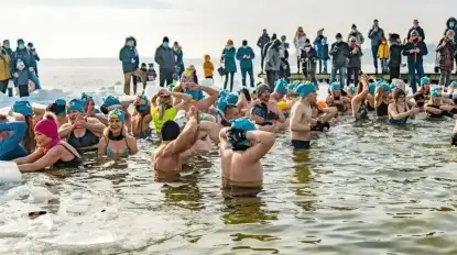 Olecka Kąpiel dla Odważnych już po raz dziesiąty na Mazurach