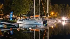 Noc w porcie Keja w Węgorzewie, sierpień 2021 - zdjęcie 13