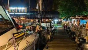 Noc w porcie Keja w Węgorzewie, sierpień 2021 - zdjęcie 24