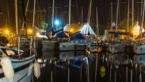 Noc w porcie Keja w Węgorzewie, sierpień 2021 - zdjęcie 10