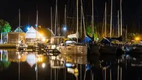 Noc w porcie Keja w Węgorzewie, sierpień 2021 - zdjęcie 19