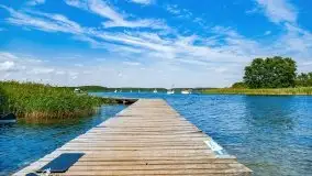 Wąskie żeglarskie gardło na Mazurach, jezioro Kirsajty - zdjęcie 44