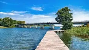 Wąskie żeglarskie gardło na Mazurach, jezioro Kirsajty - zdjęcie 14