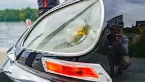 Zlot zabytkowych aut przy restauracji Nóż w wodzie w Mikołajkach - zdjęcie 31