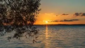 Zachód słońca nad jeziorem Dargin, wrzesień 2021 - zdjęcie 19