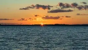 Zachód słońca nad jeziorem Dargin, wrzesień 2021 - zdjęcie 7