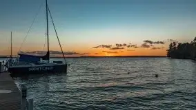 Zachód słońca nad jeziorem Dargin, wrzesień 2021 - zdjęcie 24