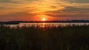 Ognisty zachód przy porcie Ognisty Ptak, jezioro Święcajty - zdjęcie 38