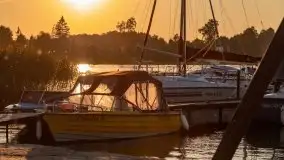 Zachód słońca nad jeziorem Bocznym, Tło Dla Mew, wrzesień 2021 - zdjęcie 8