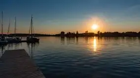 Zachód słońca nad jeziorem Bocznym, Tło Dla Mew, wrzesień 2021 - zdjęcie 5