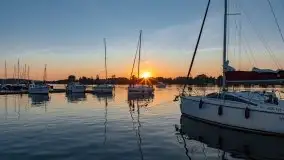 Zachód słońca nad jeziorem Bocznym, Tło Dla Mew, wrzesień 2021 - zdjęcie 26