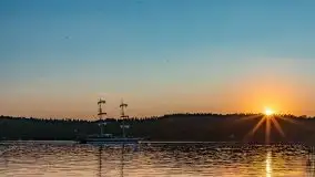 Zachód słońca nad jeziorem Mikołajskim z Chopinem w tle - zdjęcie 4