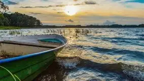 Wrześniowe jezioro Ublik o zachodzie słońca - zdjęcie 6