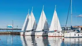 Suszenie żagli nad jeziorem Niegocin, Wilkasy - zdjęcie 44