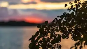 Zachód słońca nad jeziorem Dobskim, wrzesień 2021 r. - zdjęcie 27