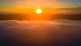 Październikowy wschód słońca, mgły i szron - zdjęcie 24