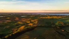 Jesienny zachód słońca z lotu ptaka - zdjęcie 16