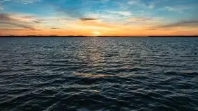 Zachód słońca nad jeziorem Dargin, październik 2021 - zdjęcie 13