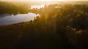 Wschód słońca nad jeziorem Kruklin, październik 2021 r. - zdjęcie 3