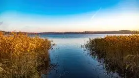 Wschód słońca nad jeziorem Kruklin, październik 2021 r. - zdjęcie 59