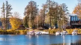 Jesienna i cicha śluza Guzianka I, Ruciane Nida - zdjęcie 3