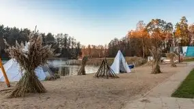 Zachód słońca i jesienne Ruciane Park  - zdjęcie 13