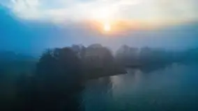 Wschód słońca nad jeziorami Niegocin i Grajewko w Bystrym - zdjęcie 43