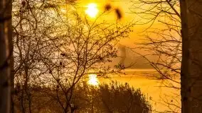 Wschód słońca nad jeziorami Niegocin i Grajewko w Bystrym - zdjęcie 60