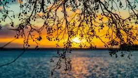 Wschód słońca nad jeziorem Święcajty, listopad 2021 r. - zdjęcie 25