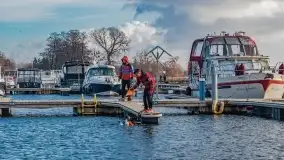 Fotorelacja z sprzątania dna w Ekomarinie Giżycko - zdjęcie 31
