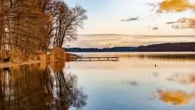 Listopadowy zachód słońca nad jeziorem Tałty, Skorupki - zdjęcie 20