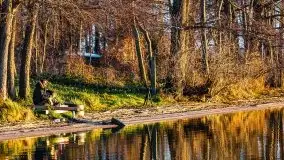 Listopadowy zachód słońca nad jeziorem Tałty, Skorupki - zdjęcie 11