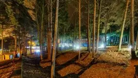 Port Tajty - listopadowa noc 2021 r. - zdjęcie 2