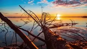 Grudniowy wschód słońca nad jeziorem Niegocin - zdjęcie 66