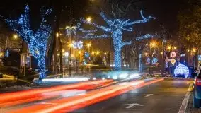 Nocne Giżycko gotowe na święta, grudzień 2021 - zdjęcie 1