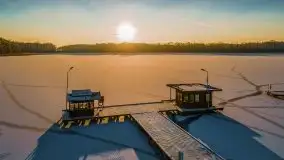 Grudniowy, zimowy port w Sztynorcie - zdjęcie 5