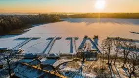 Grudniowy, zimowy port w Sztynorcie - zdjęcie 33