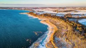 Wschód słońca nad jeziorem Łabap w Radziejach - zdjęcie 33