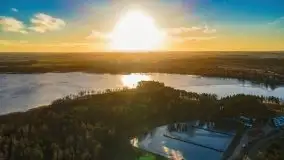 Wschód słońca nad jeziorami Boczne i Niegocin, styczeń 2022 r. - zdjęcie 27