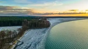 Styczniowe słońce, jezioro Dargin i kra... - zdjęcie 31