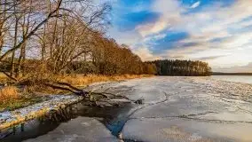 Styczniowe słońce, jezioro Dargin i kra... - zdjęcie 18