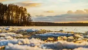 Styczniowe słońce, jezioro Dargin i kra... - zdjęcie 38