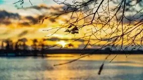 Zachód słońca nad jeziorem Bocznym, styczeń 2022 - zdjęcie 31