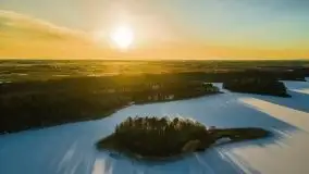 Zachód słońca przy wyspie Wydmińskiej, marzec 2021 r. - zdjęcie 57