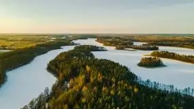 Zachód słońca przy wyspie Wydmińskiej, marzec 2021 r. - zdjęcie 11