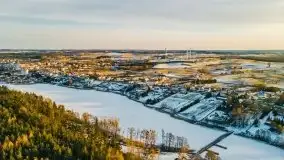 Zachód słońca przy wyspie Wydmińskiej, marzec 2021 r. - zdjęcie 39