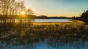 Zachód słońca przy wyspie Wydmińskiej, marzec 2021 r. - zdjęcie 19